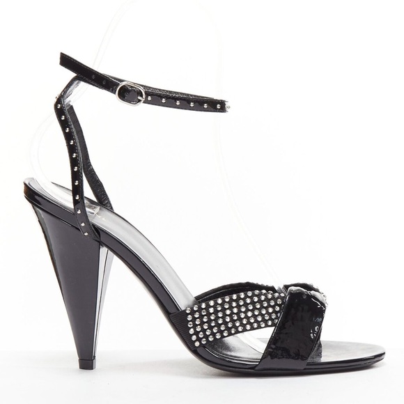 CELINE Cristal Embellished Heels - Picture 1 of 7